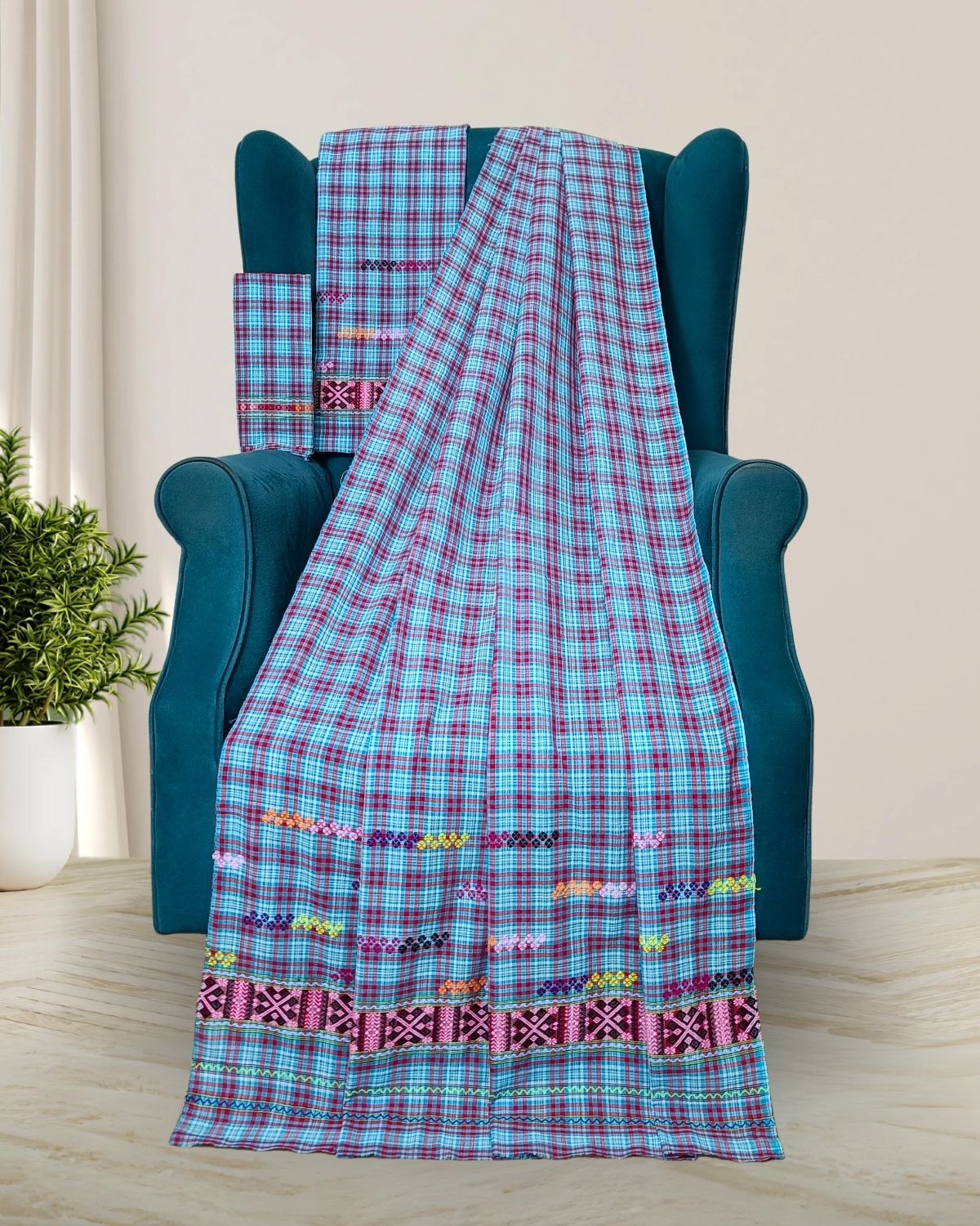 Pajok design Mising mekhela sador