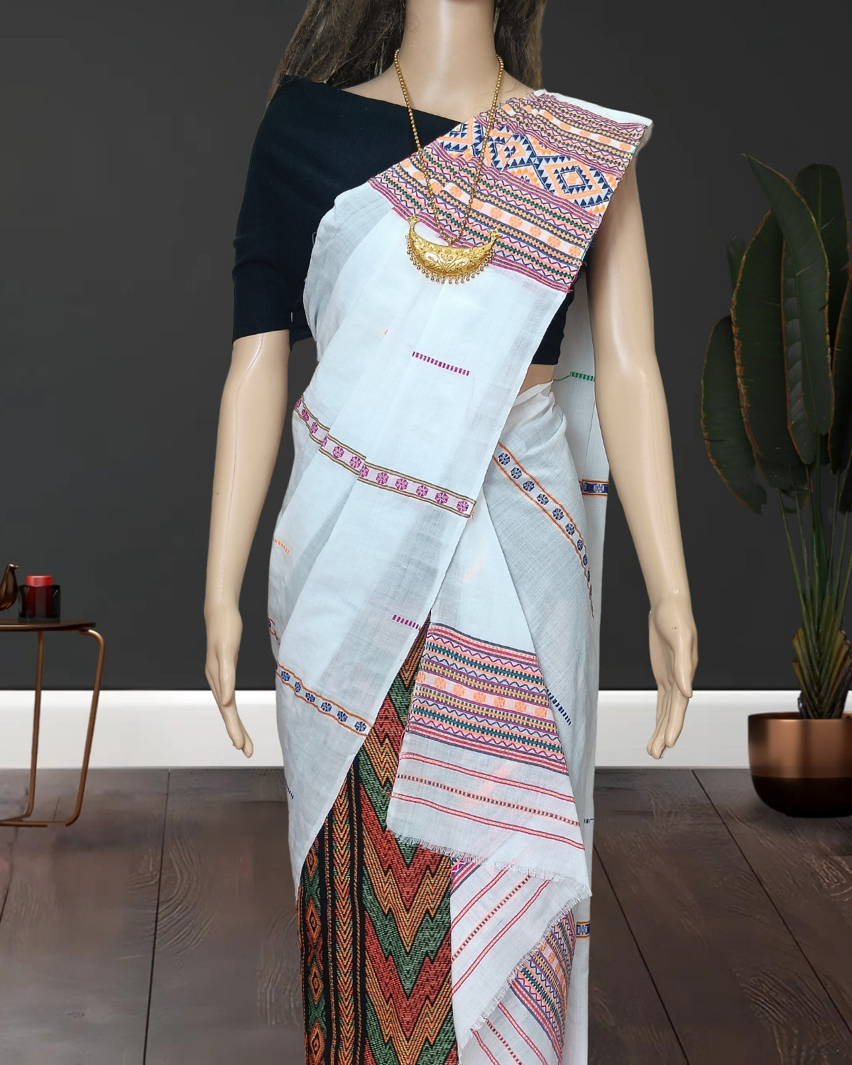 Gero design padmini cotton single sador