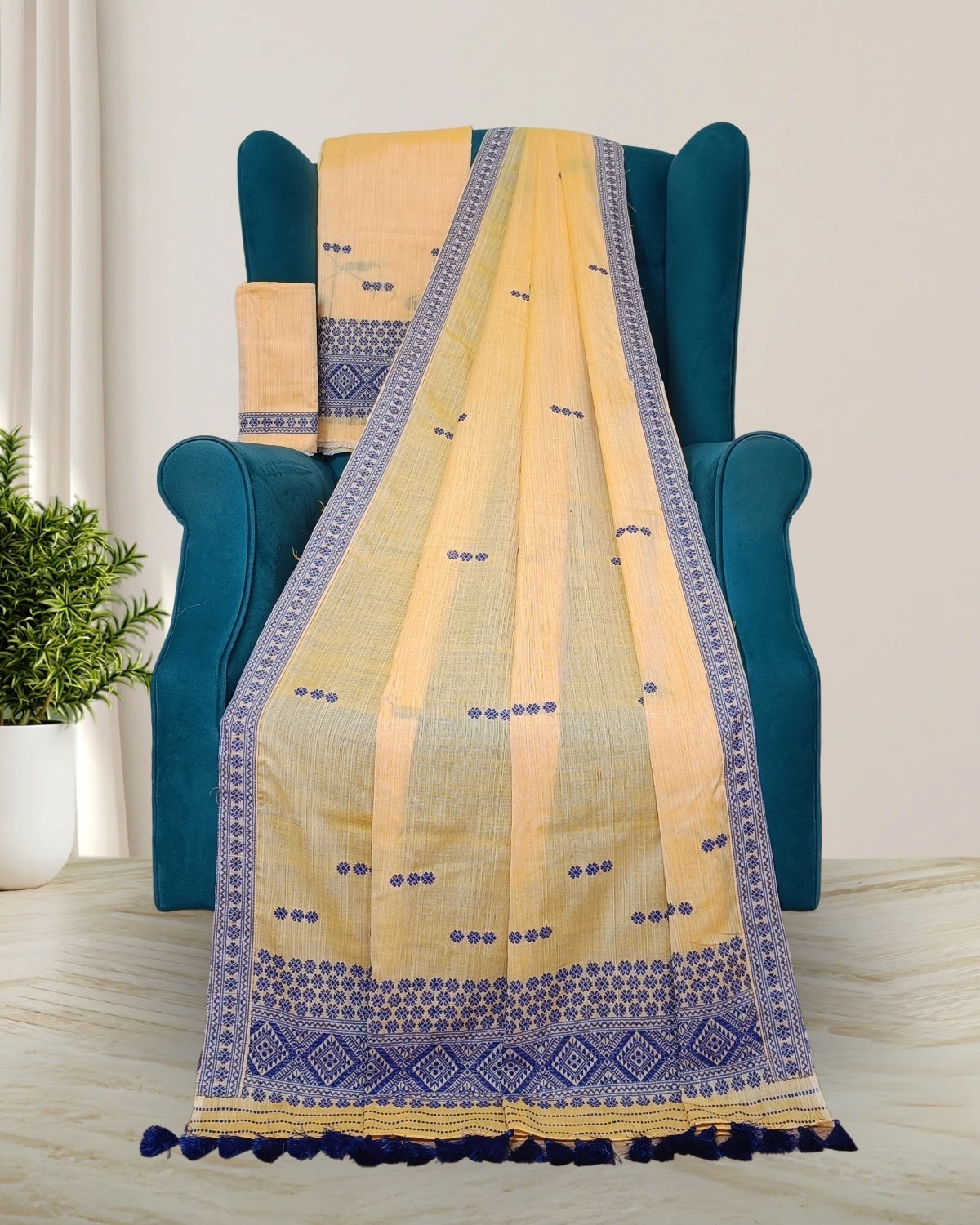 Pure cotton mekhela sador
