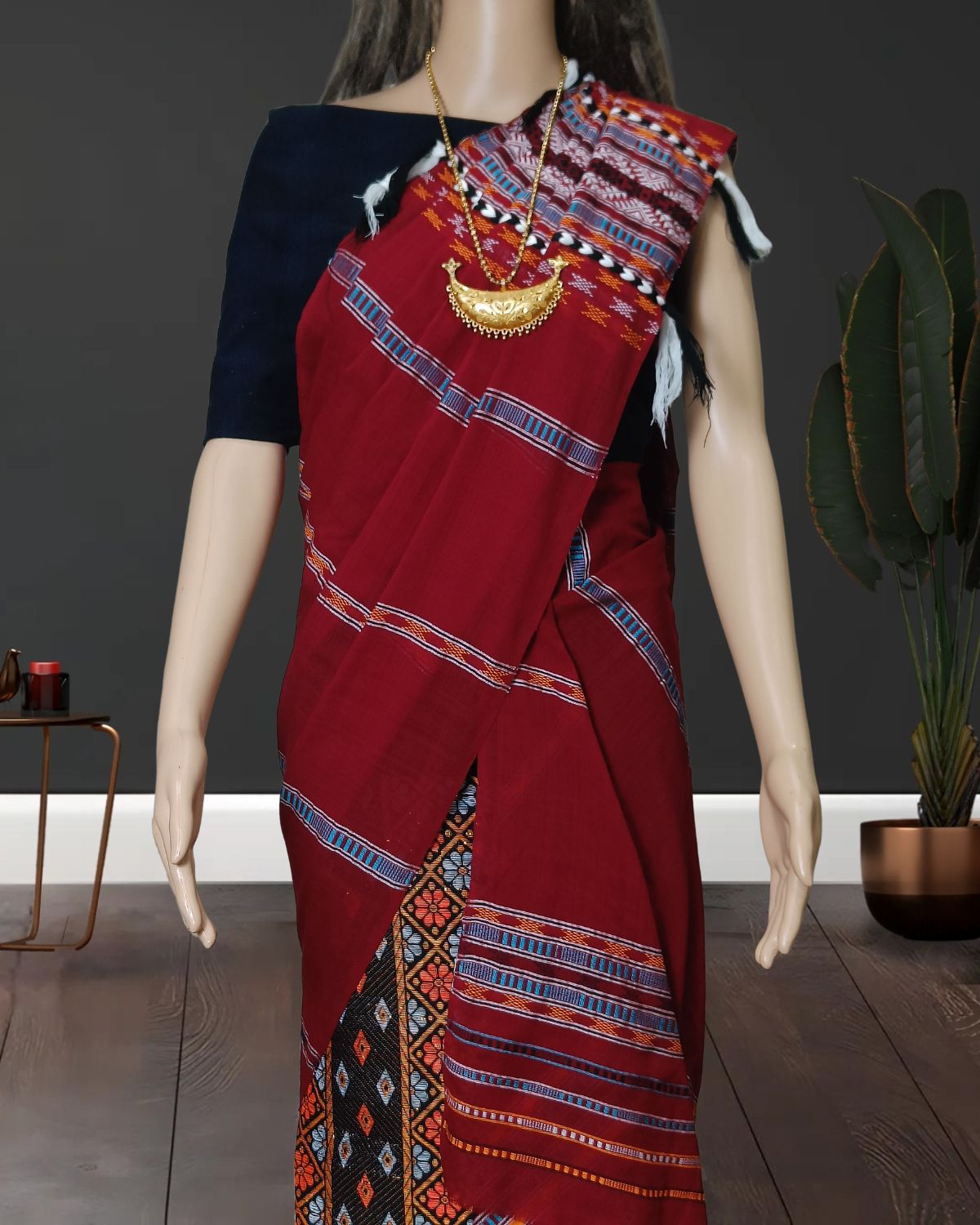 Gero design padmini cotton single sador