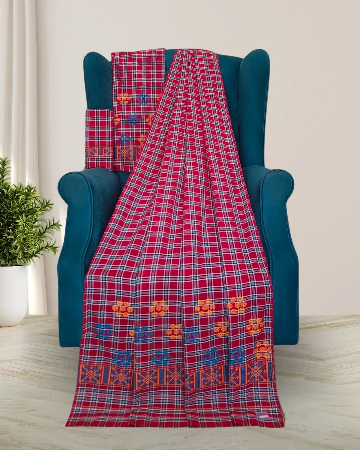 Pajok design Mising mekhela sador