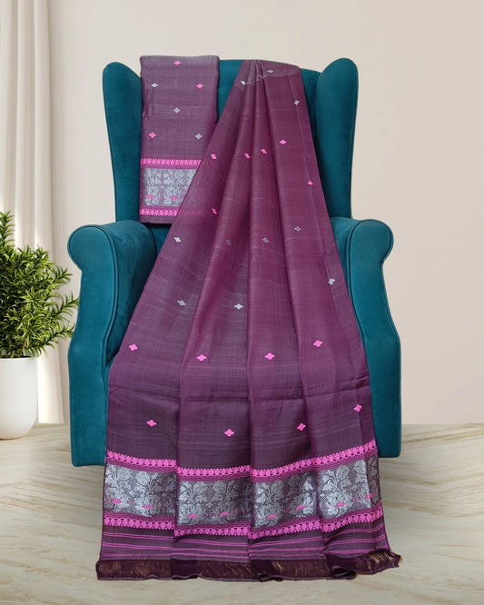 Nuni cotton mekhela sador