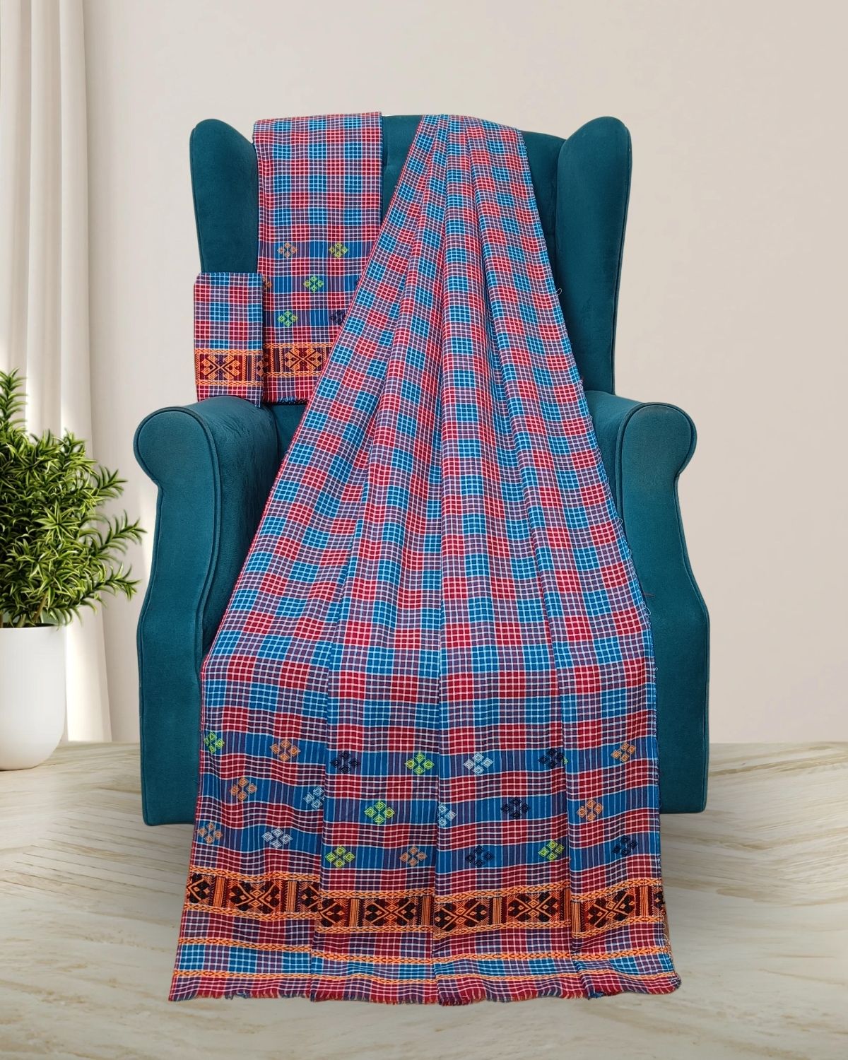 Pajok design Mising mekhela sador