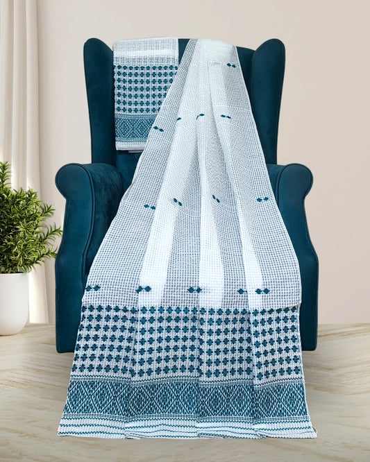 Pure nuni cotton mekhela sador