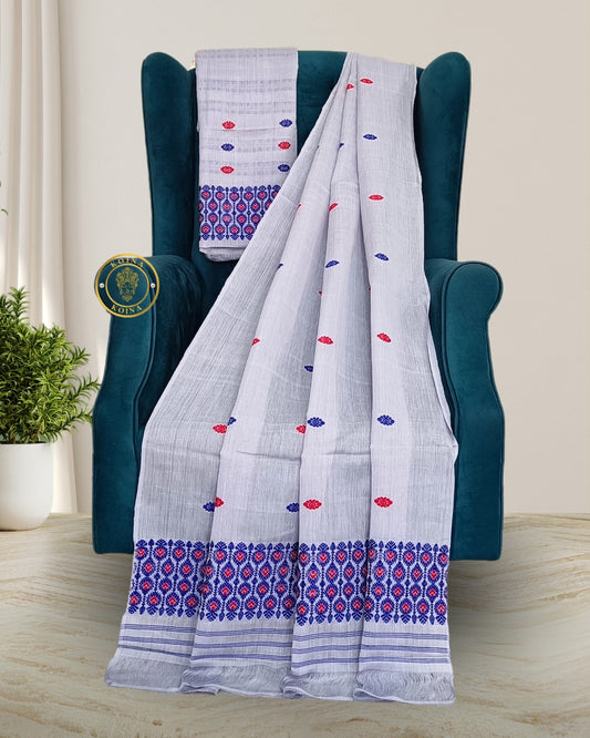 Nuni Cotton Mekhela Chadar