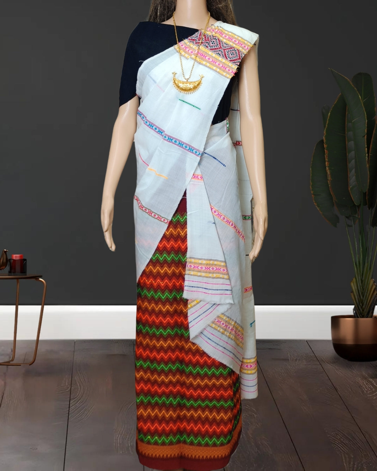 Gero design padmini cotton single sador 