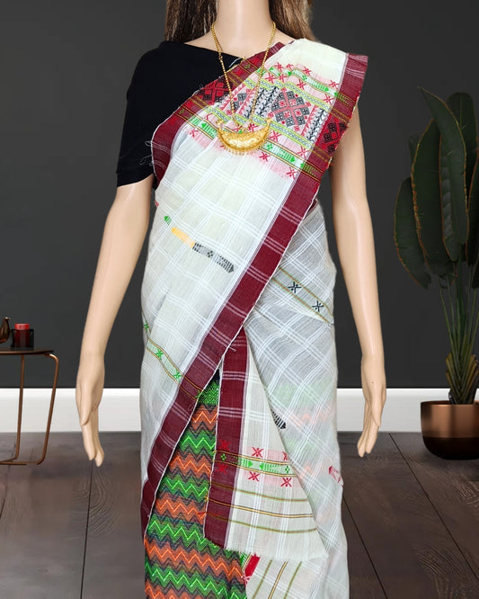 Gero design semi nuni single sador - White