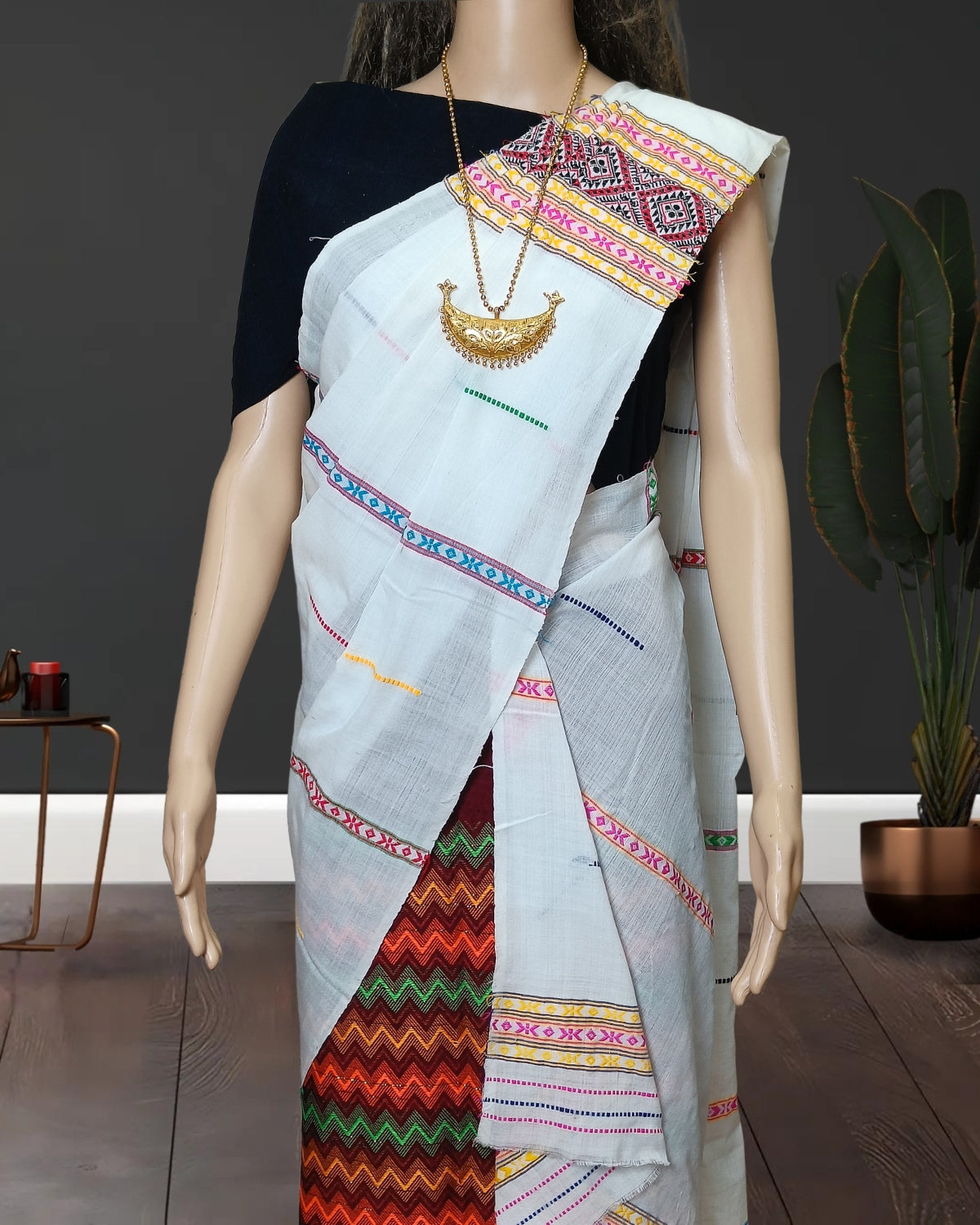Gero design padmini cotton single sador