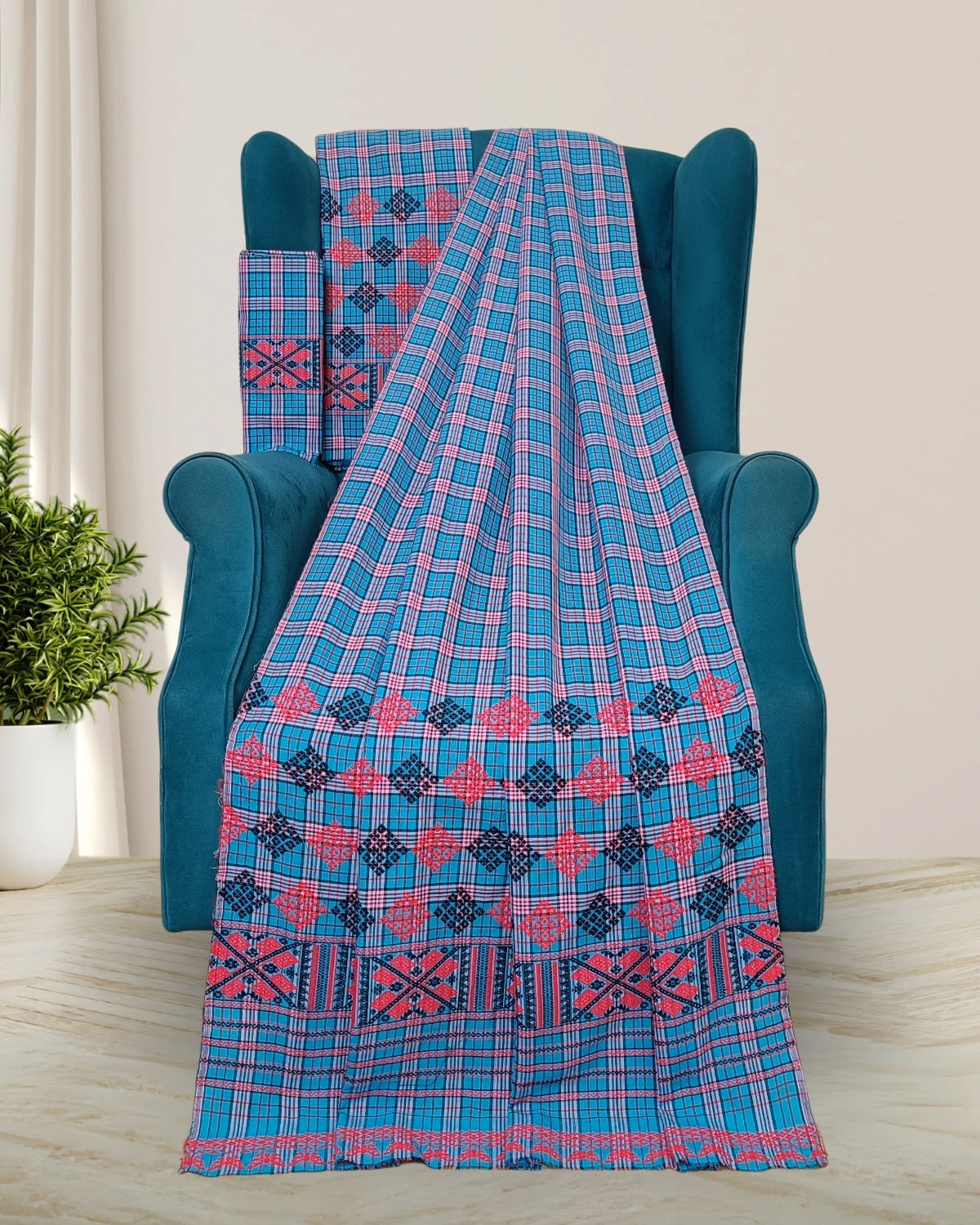 Pajok design Mising mekhela sador