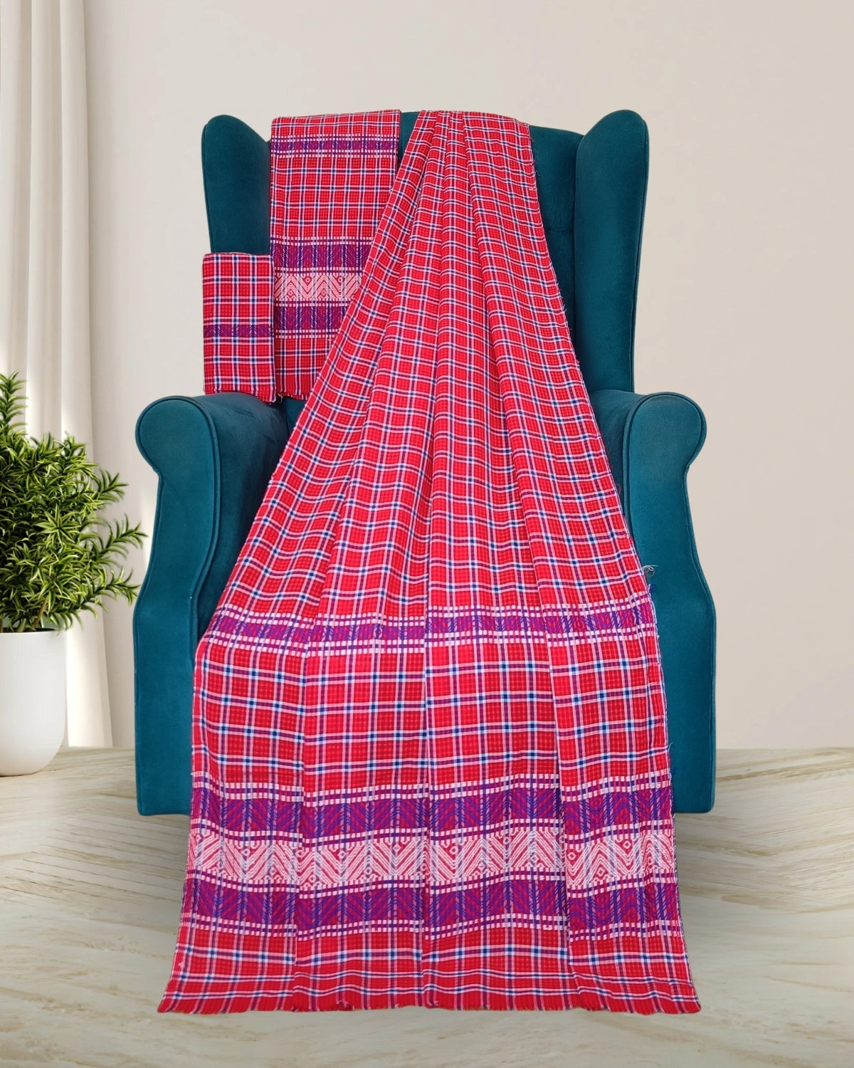 Pajok design Mising mekhela sador