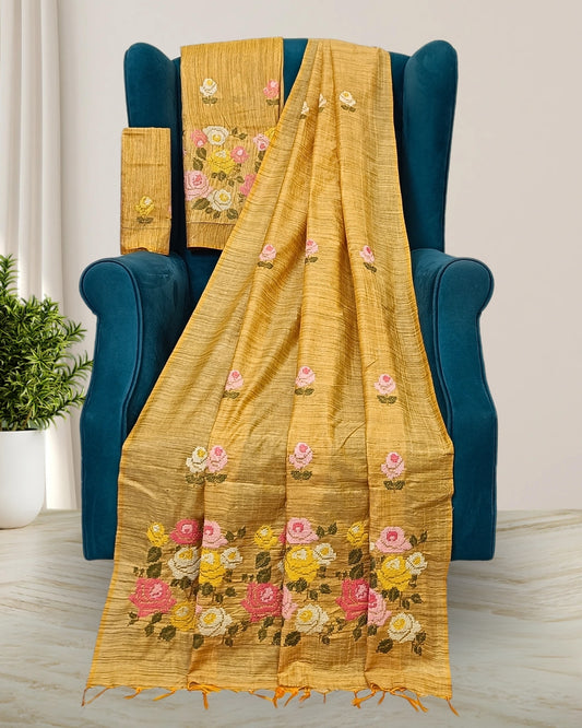 Semi ghisa Mekhela Chadar