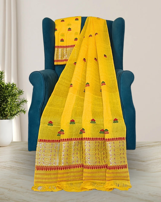 Nuni cotton mekhela sador