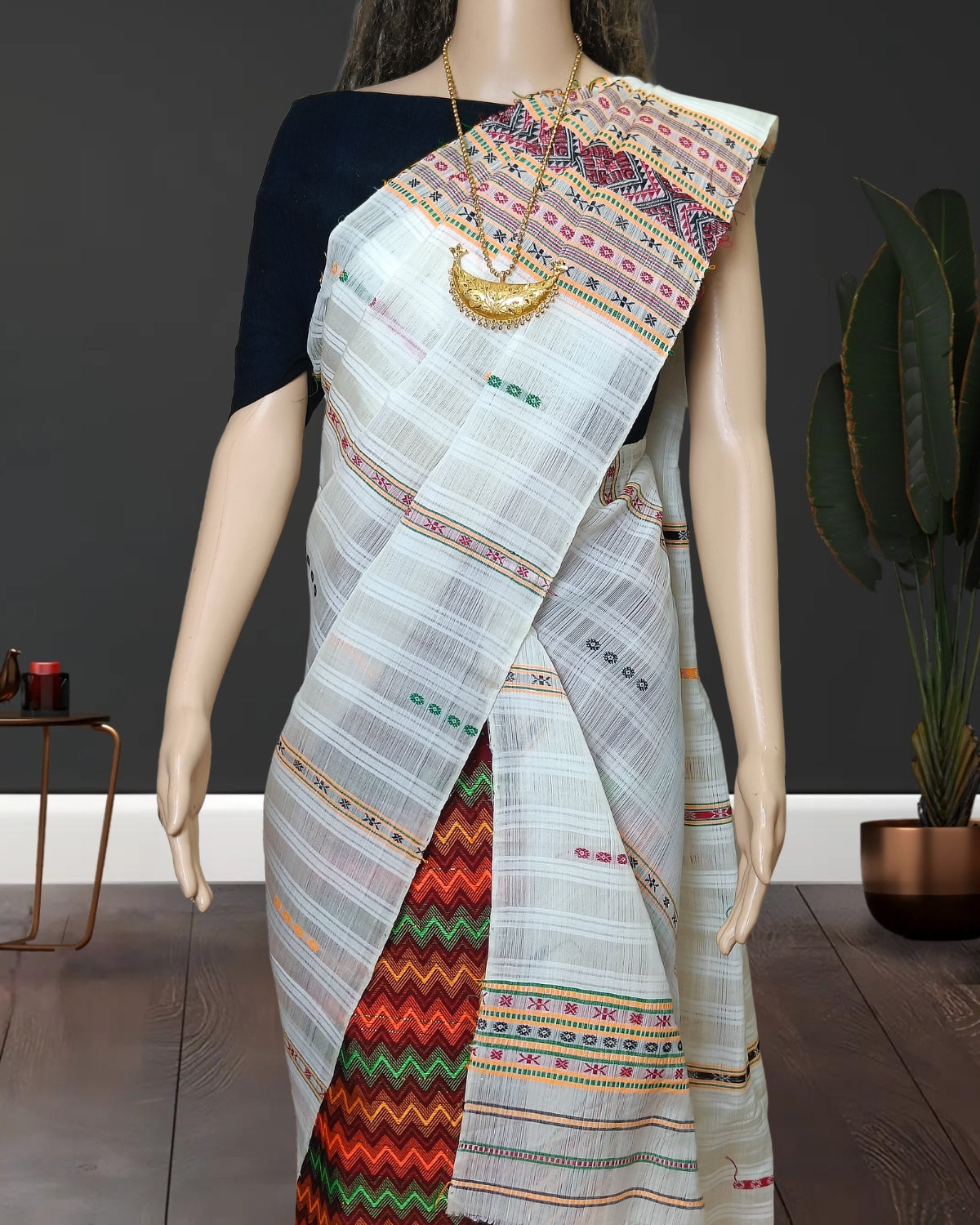 Gero design semi nuni single sador - White