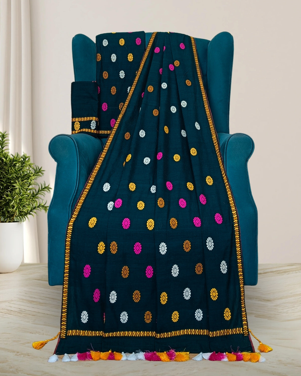 Orient cotton mekhela sador