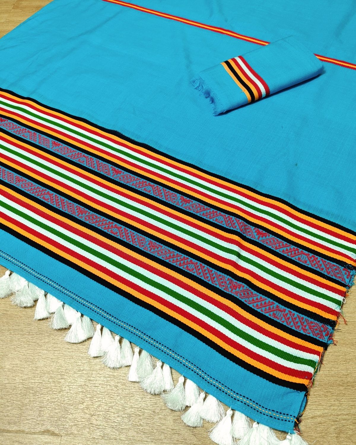Ribi design Mising mekhela sador