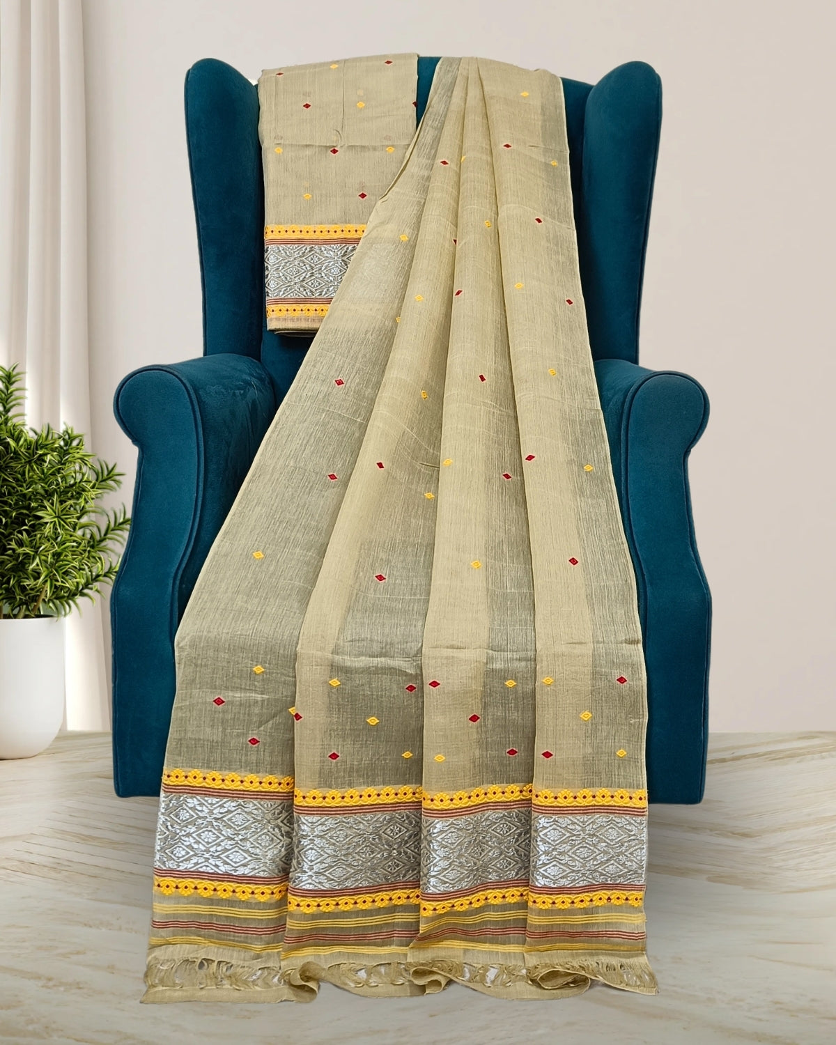 Nuni cotton mekhela chadar