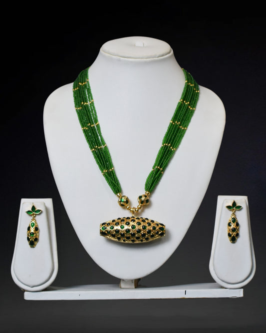 Green dhulbiri set
