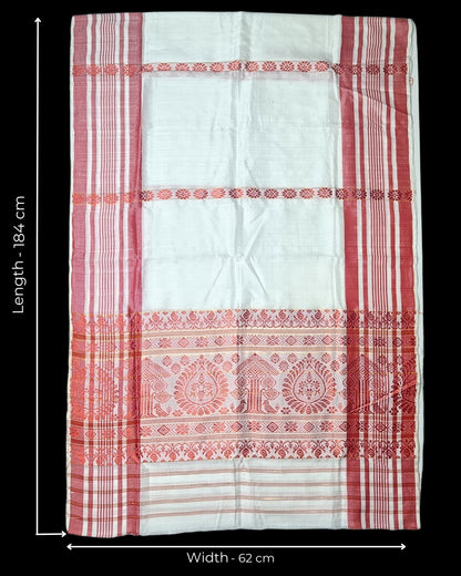 Mulberry silk x mercerised cotton - Assamese gamusa