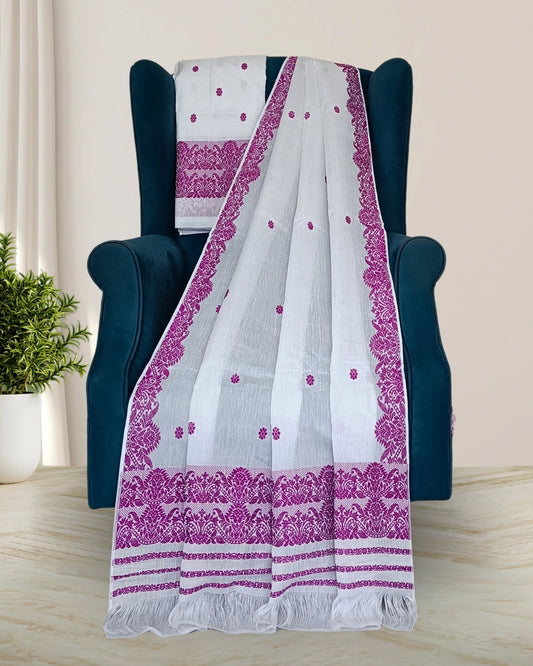 Kesapaat cotton mekhela sador