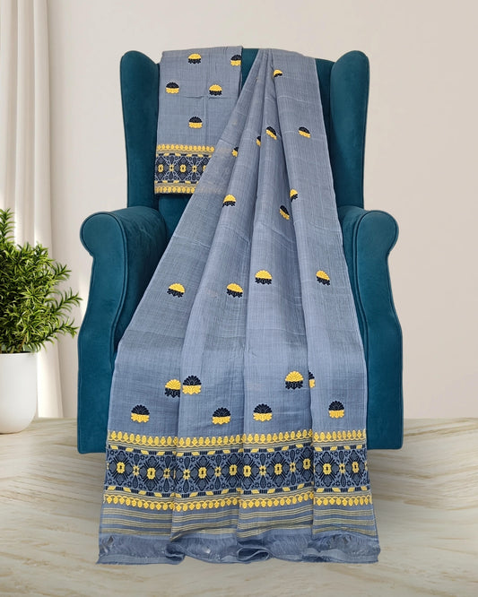 Nuni cotton mekhela sador