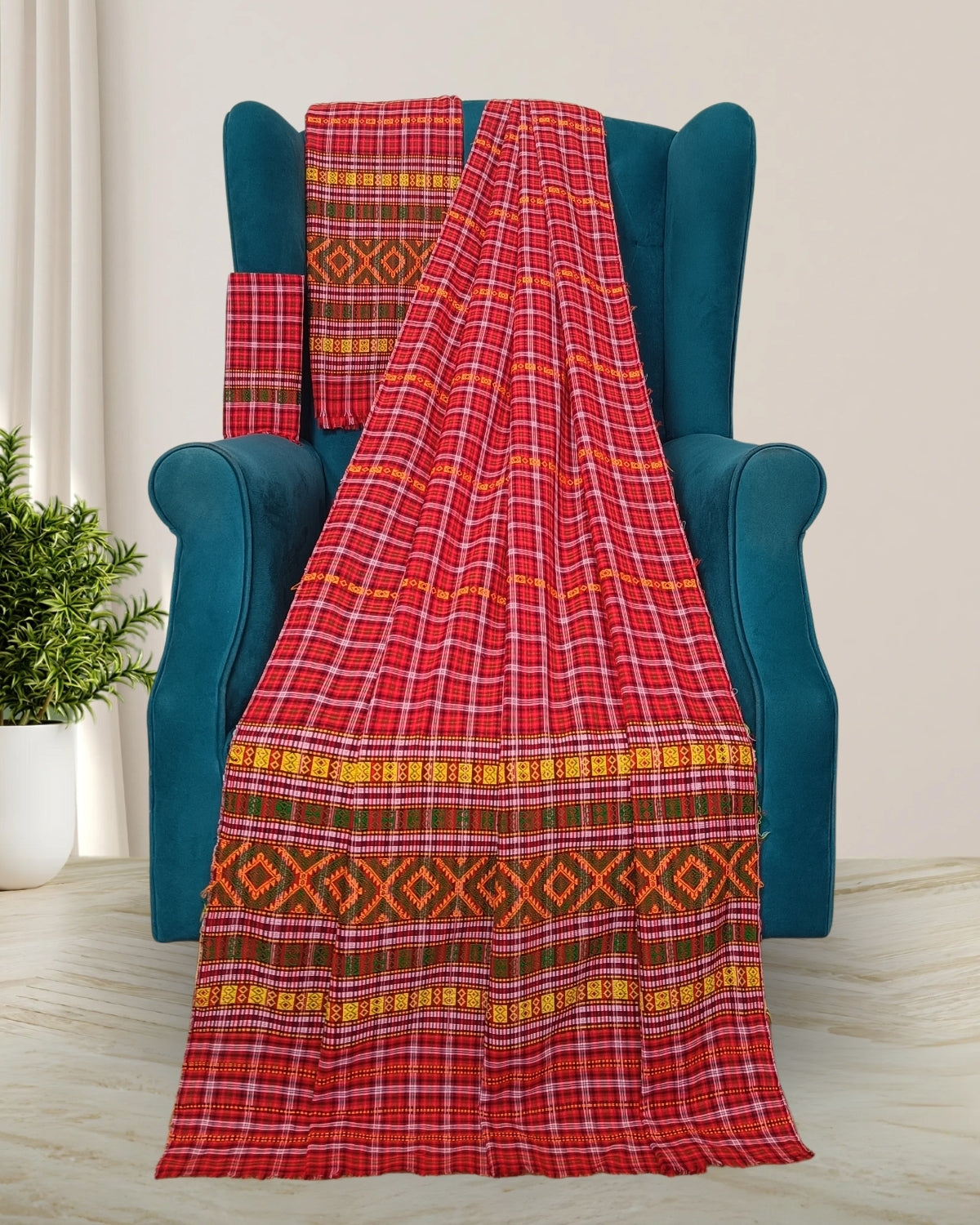 Pajok design Mising mekhela sador