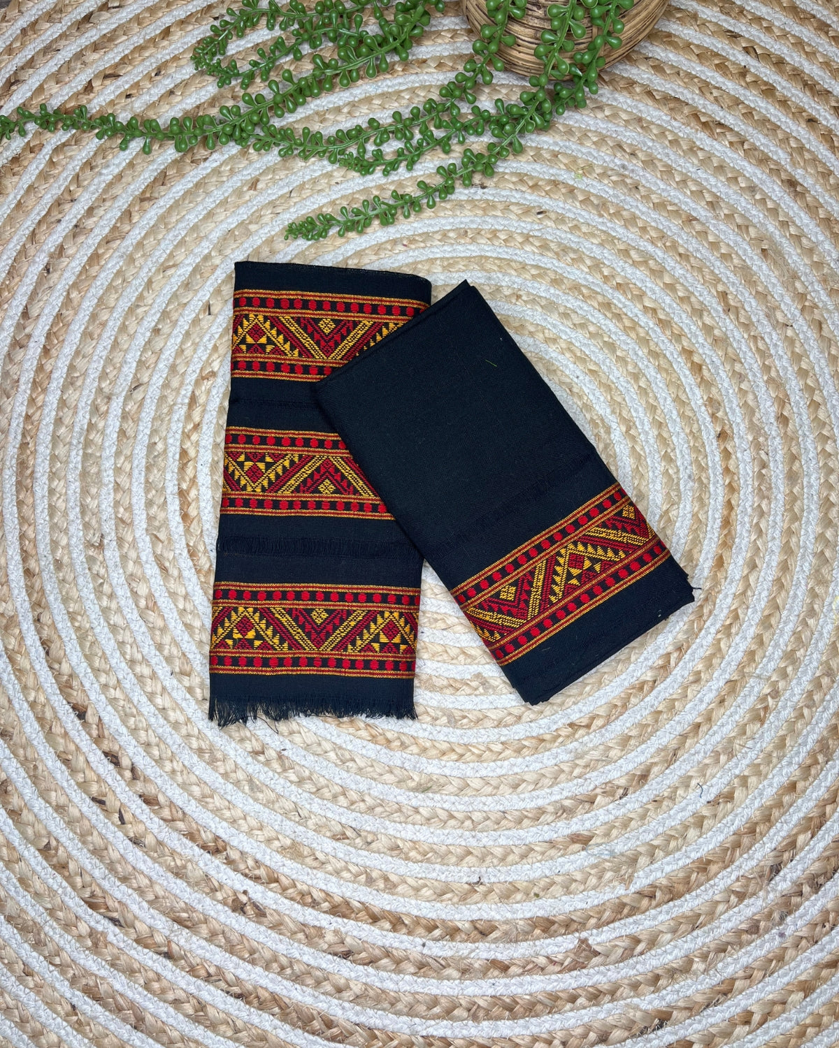 Black padmini cotton  Mising mekhela sador