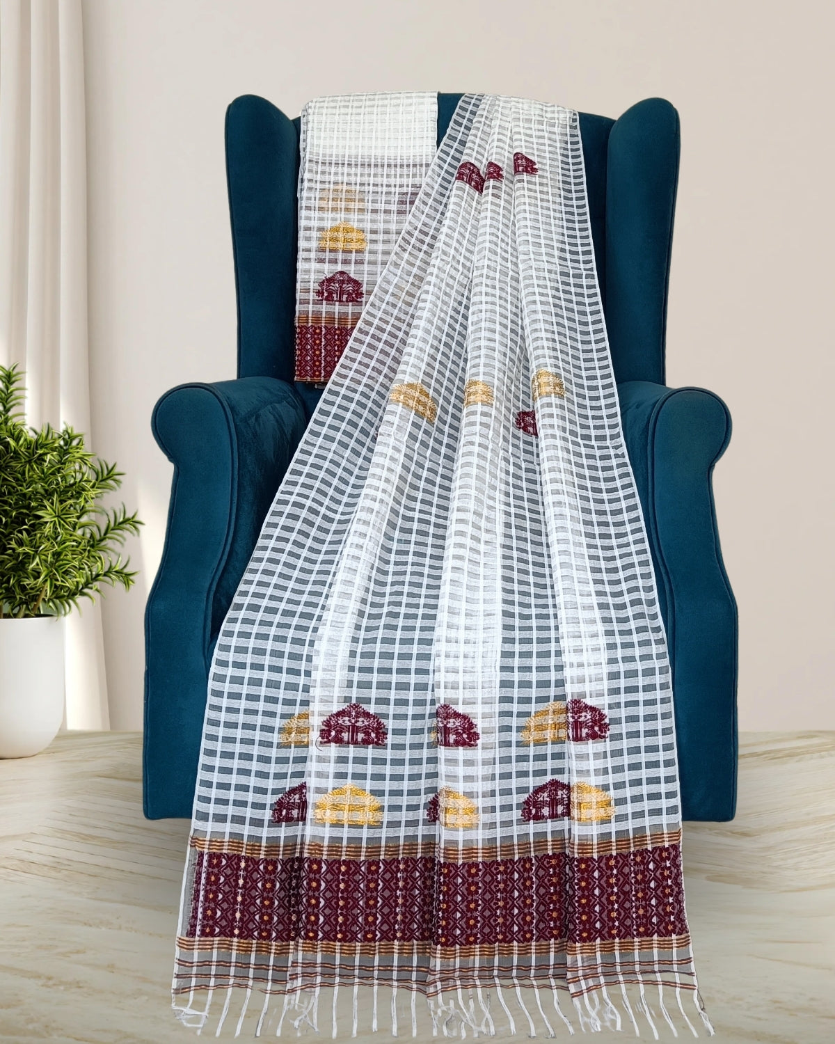 Kesapaat cotton mekhela sador