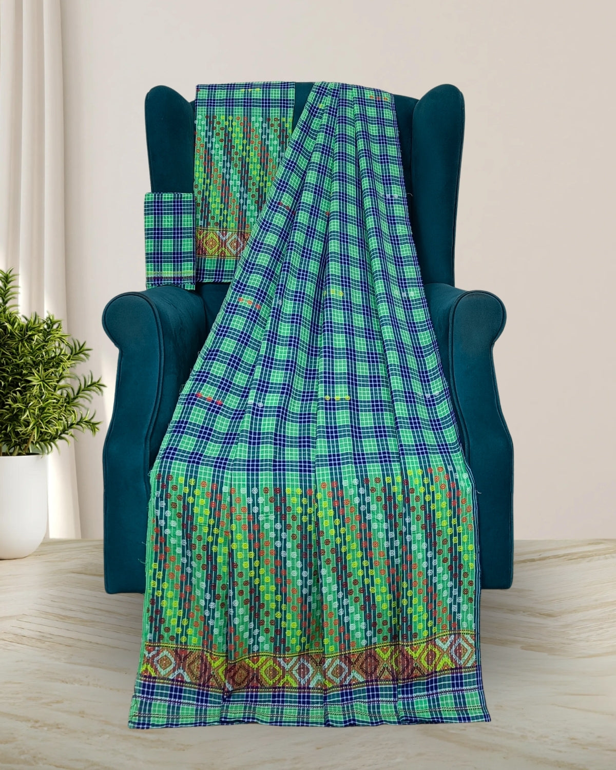Pajok design Mising mekhela sador