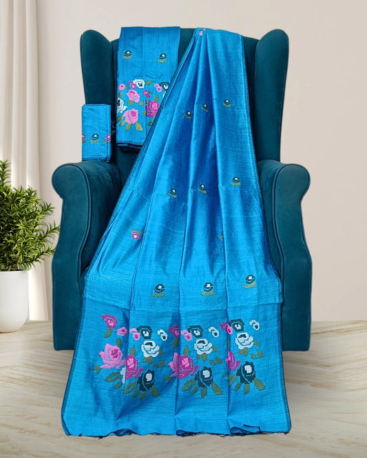 Semi ghisa Mekhela Chadar
