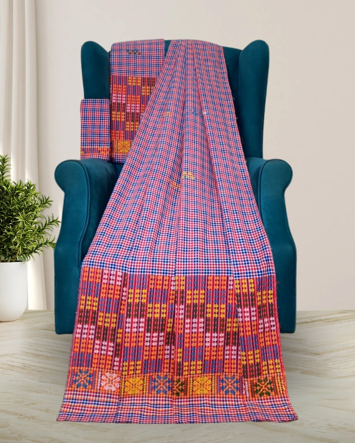 Pajok design Mising mekhela sador