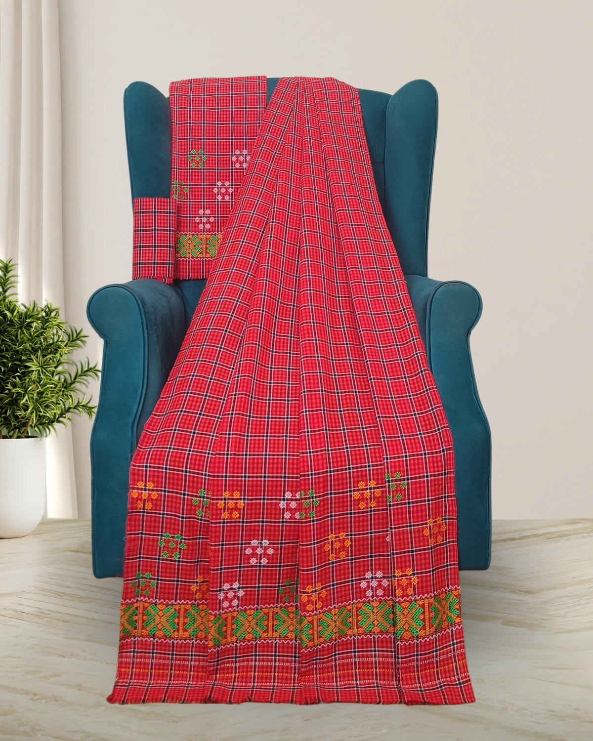 Pajok design Mising mekhela sador