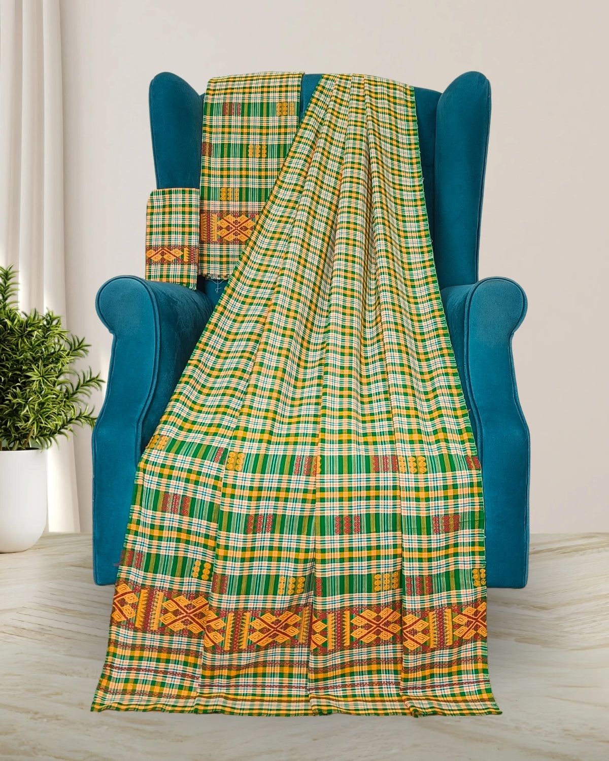 Pajok design Mising mekhela sador