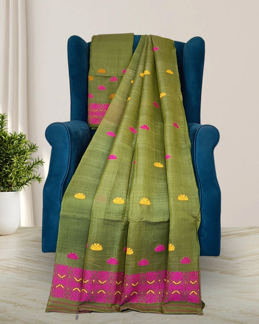 Nuni cotton mekhela sador