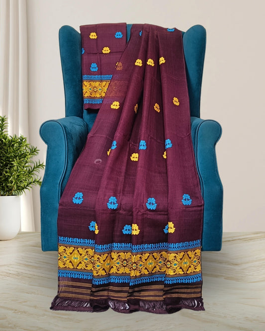 Nuni cotton mekhela sador