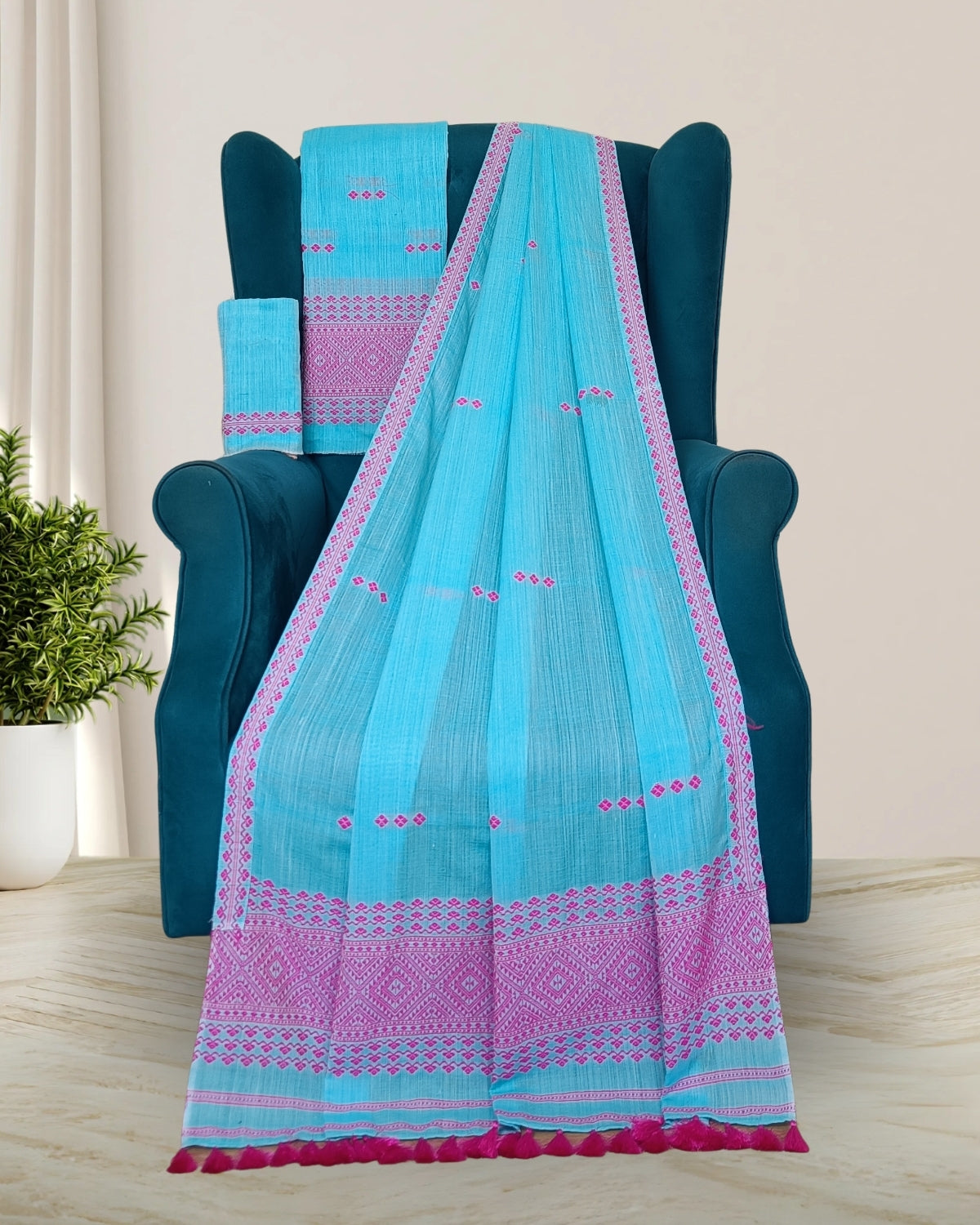 Pure cotton mekhela sador
