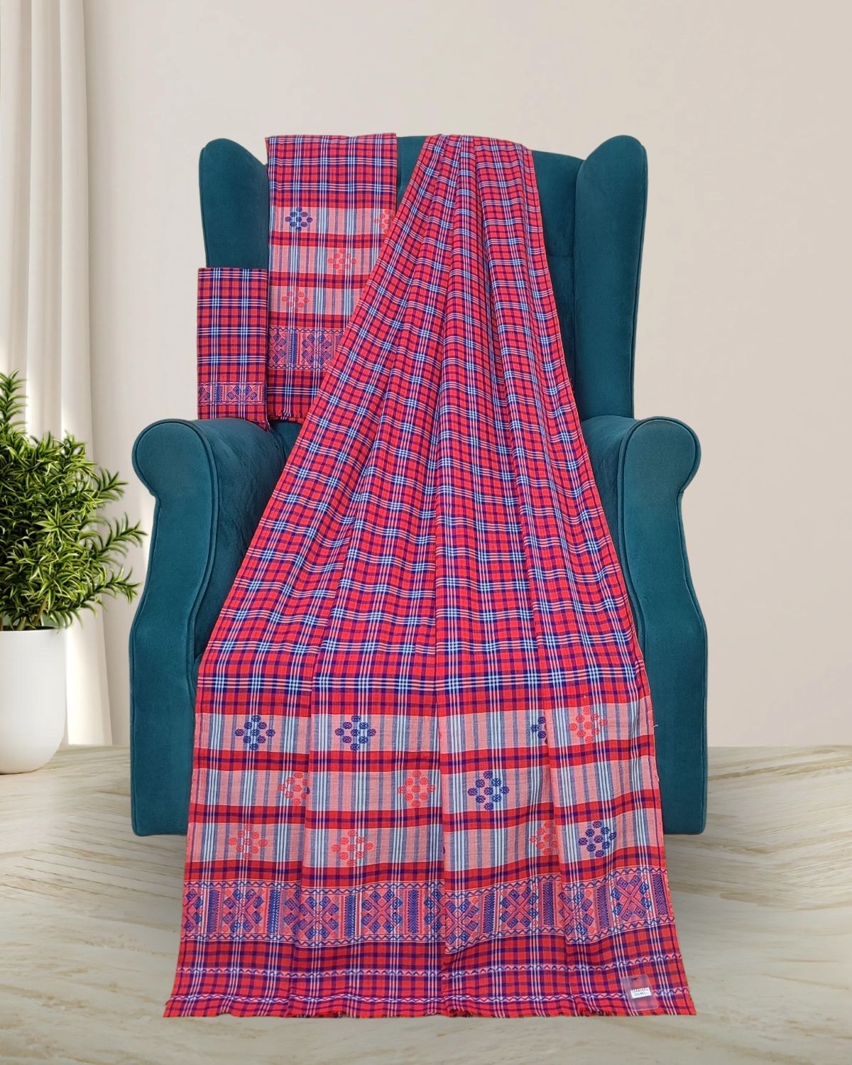 Pajok design Mising mekhela sador