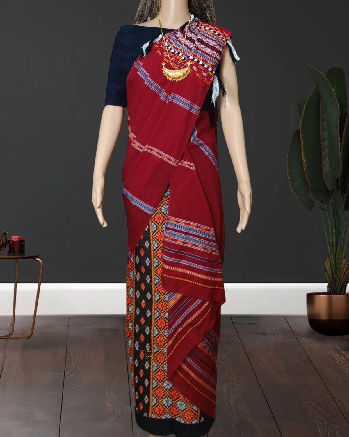 Gero design padmini cotton single sador