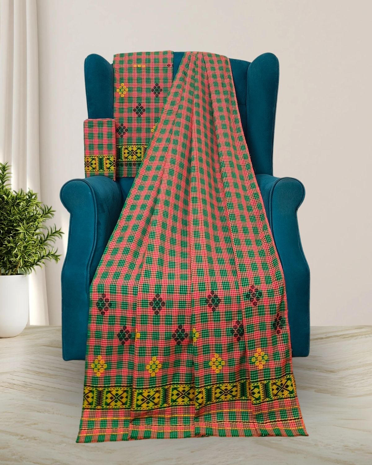 Pajok design Mising mekhela sador