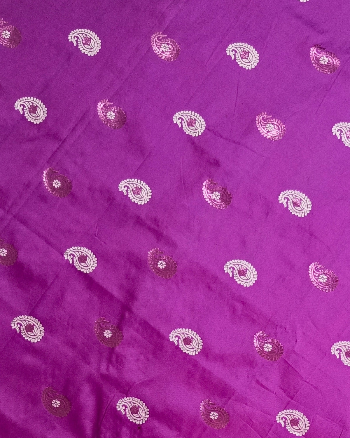 Semi paat mekhela sador - Lilac purple