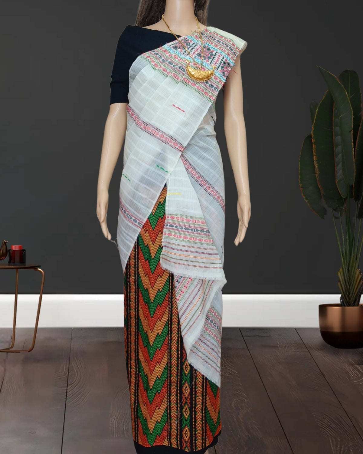 Gero design semi nuni single sador - White