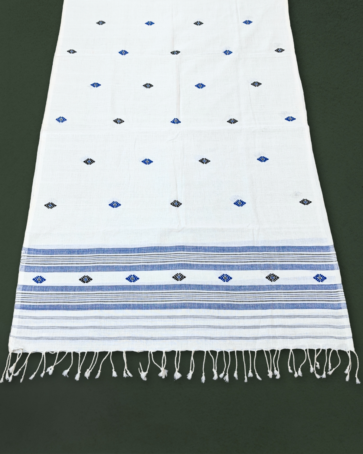 Cotton stole - White