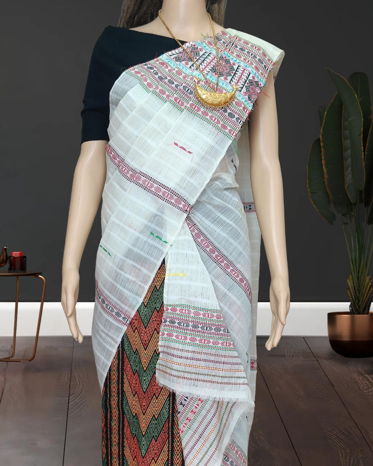 Gero design semi nuni single sador -White