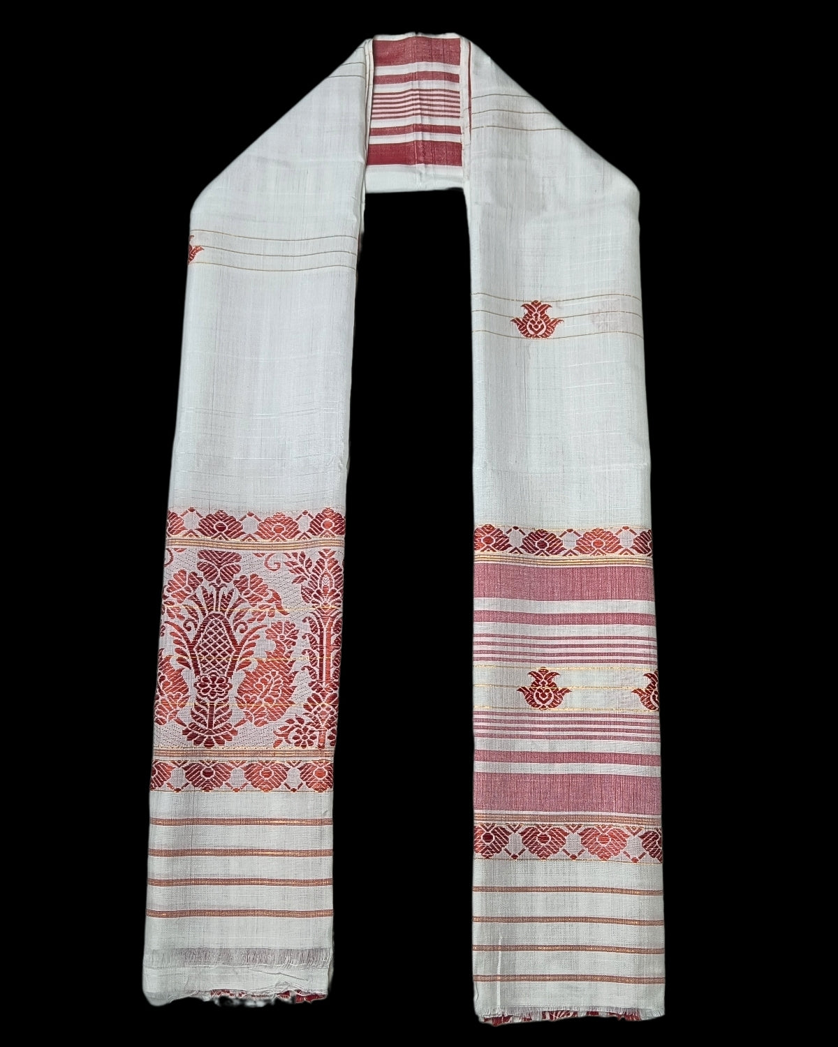 Mulberry silk x mercerised cotton - Assamese gamusa