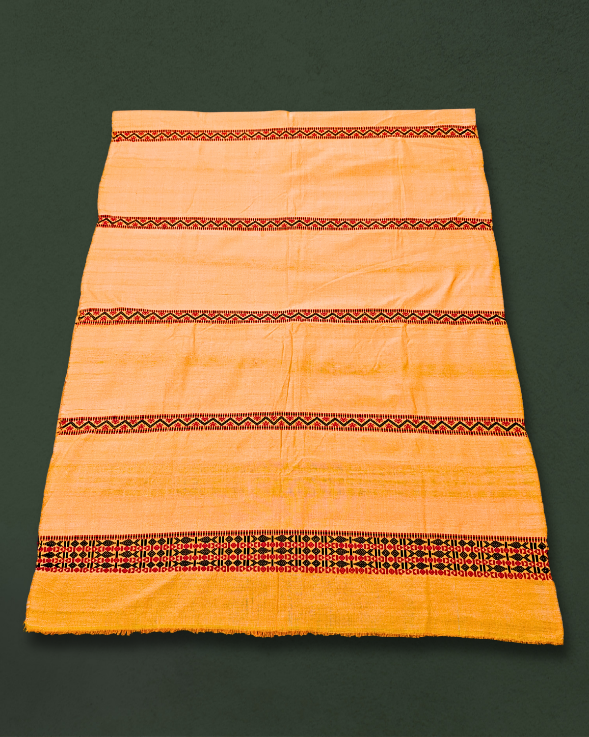 Cotton stole - Tangerine Orange