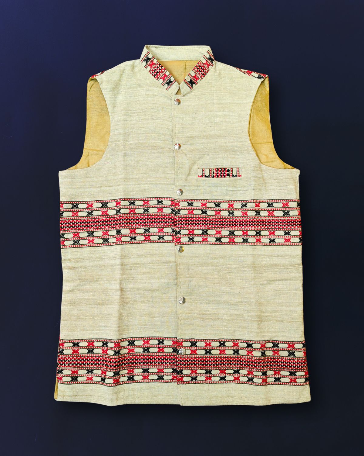 Eri cotton Mibu galuk - Mising tribal waist coat