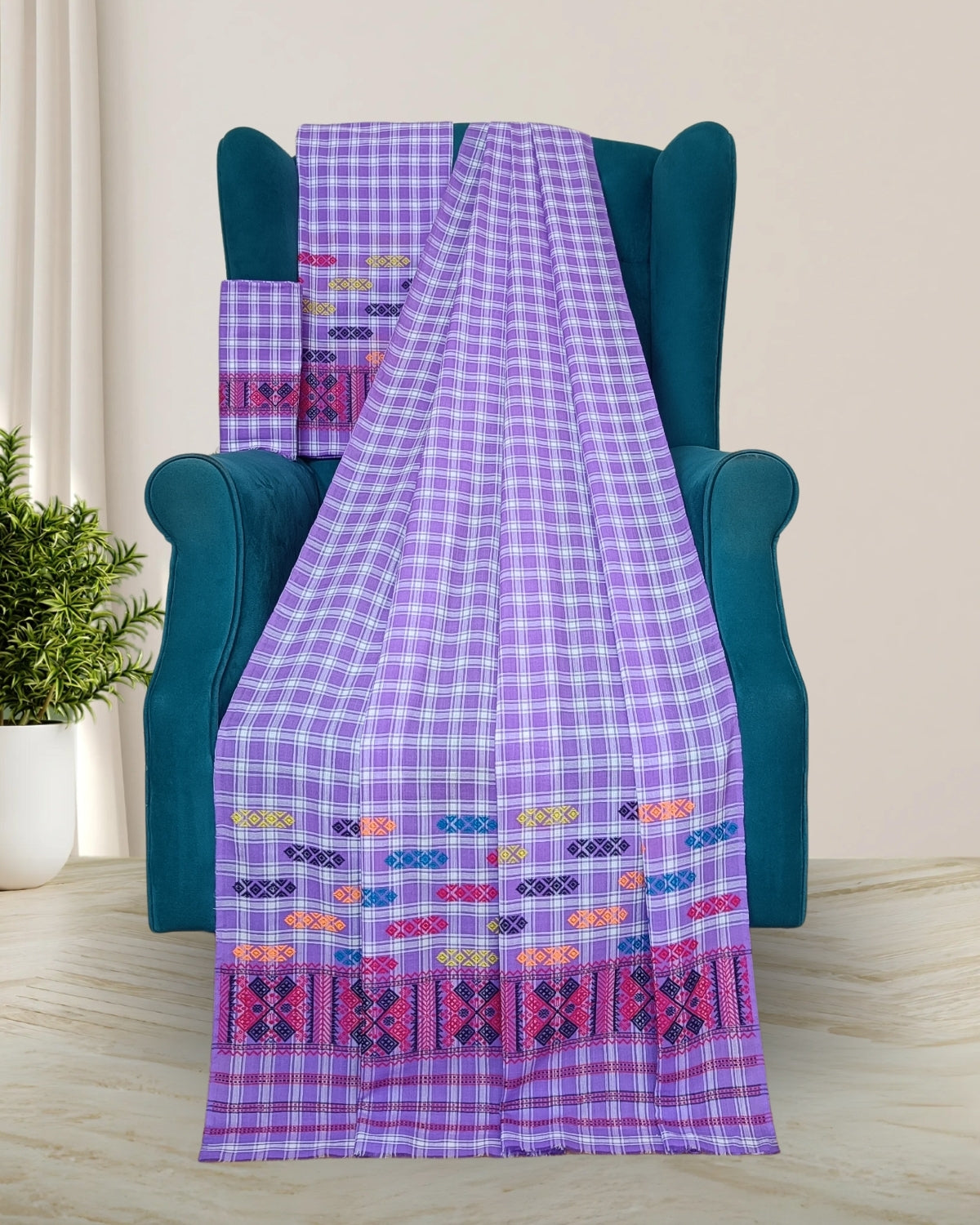 Pajok design Mising mekhela sador