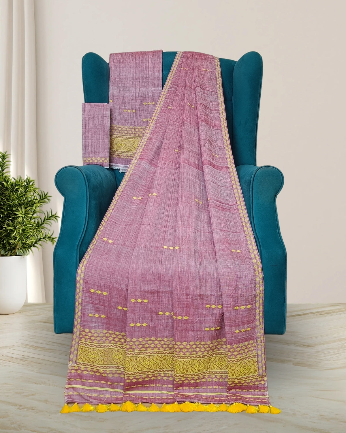 Pure cotton mekhela sador