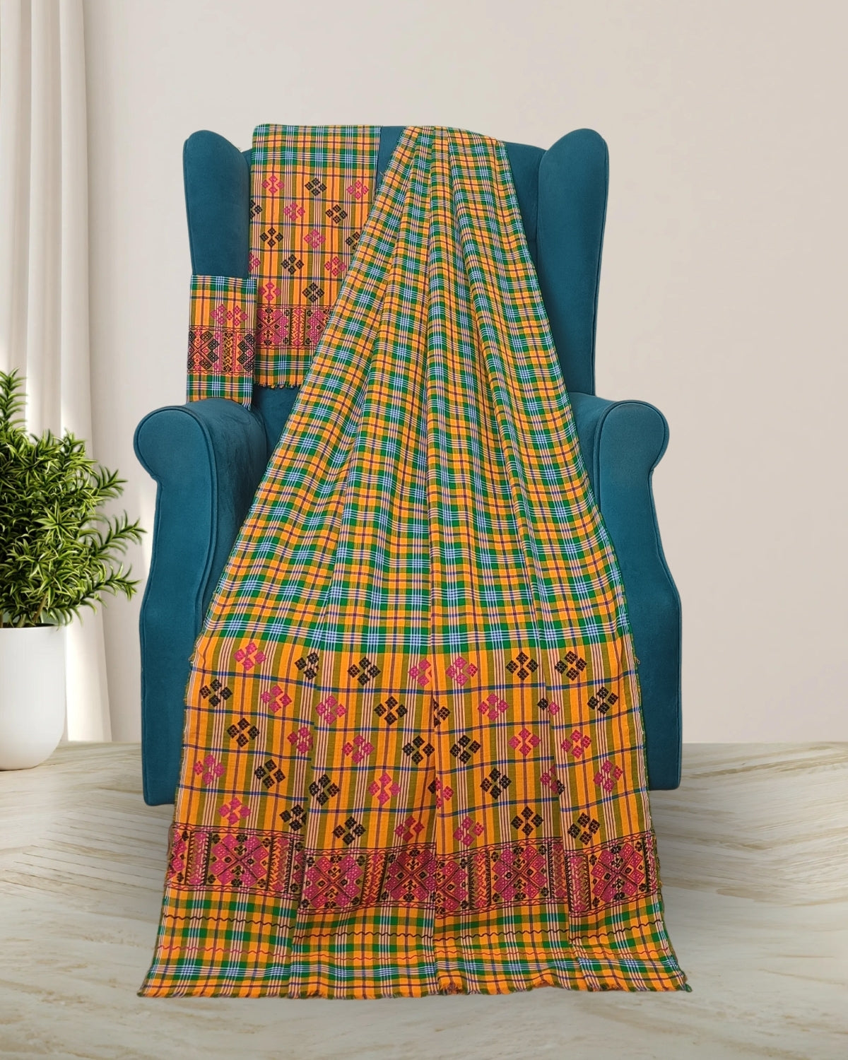 Pajok design Mising mekhela sador