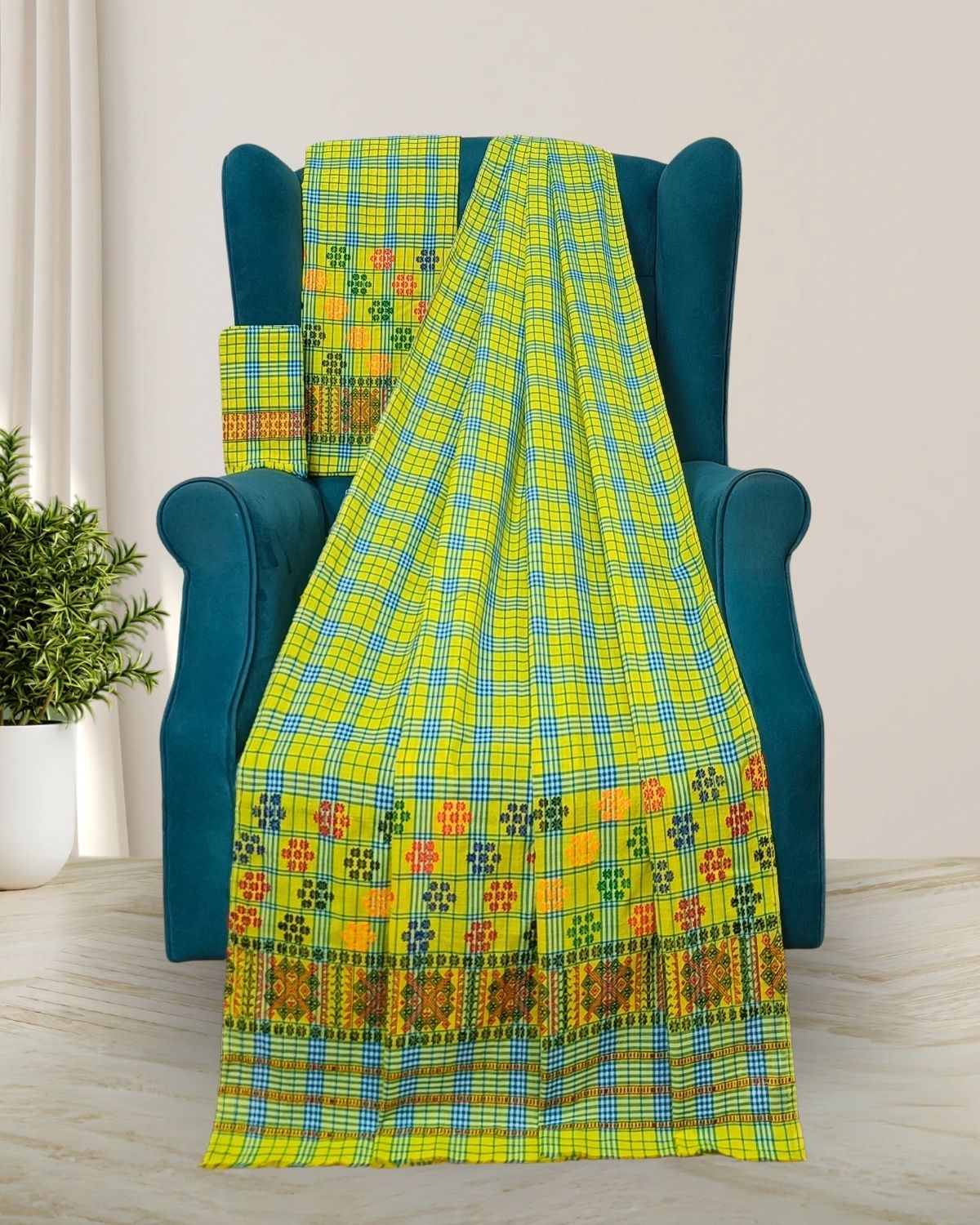 Pajok design Mising mekhela sador