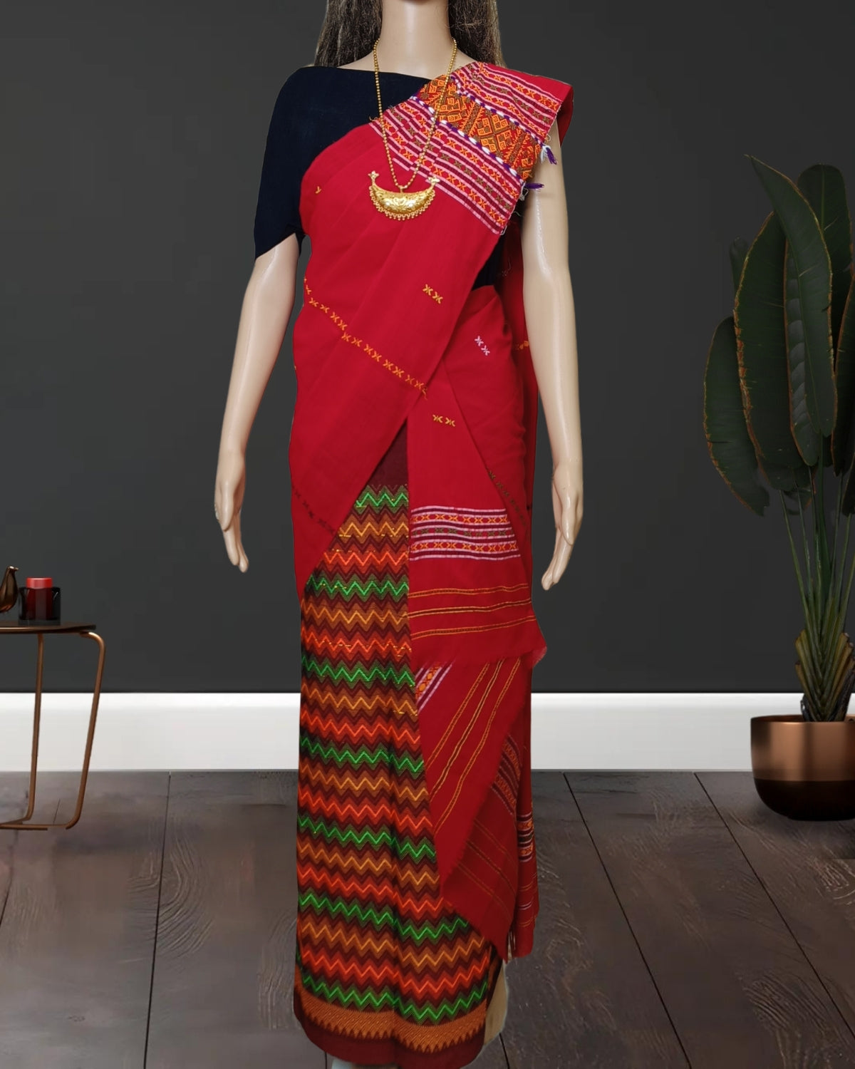 Gero design padmini cotton single sador